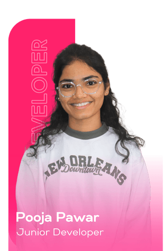Pooja — Web Developer