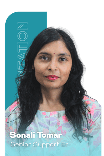 Sonali — User Success Manager